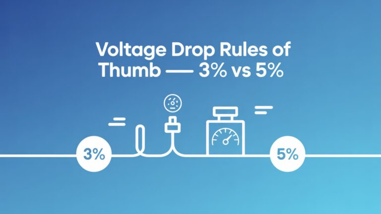 Voltage drop rule of thumb