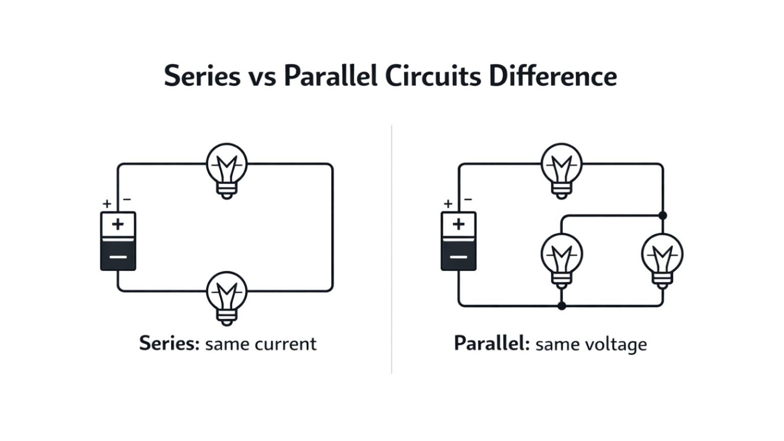 Series vs Parallel Circuits (Real Life Examples) - EngCal