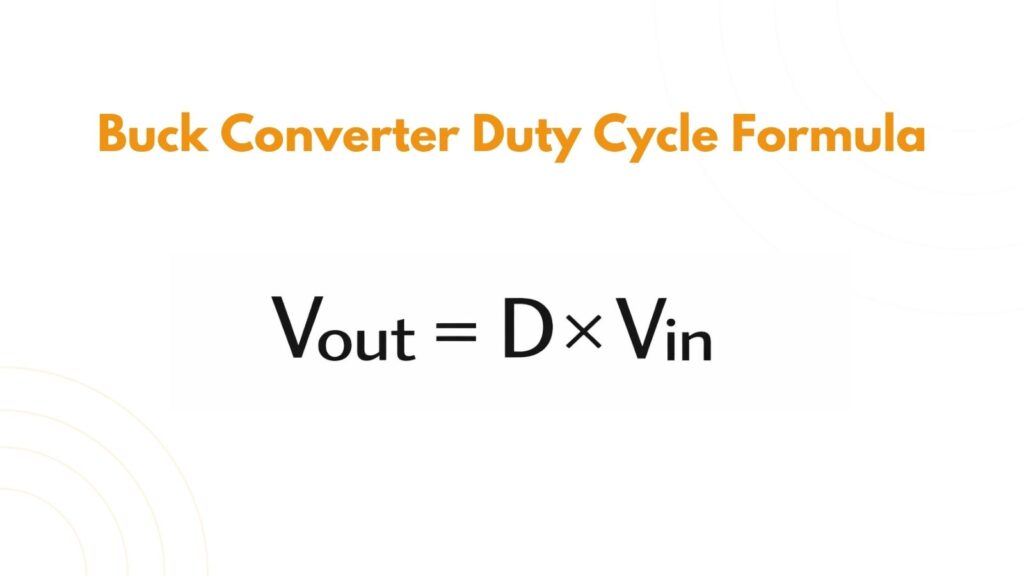 Buck Converter formula