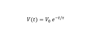 Capacitor discharging equation