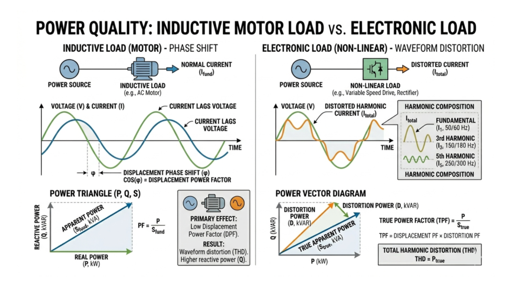 harmonics vs power factor