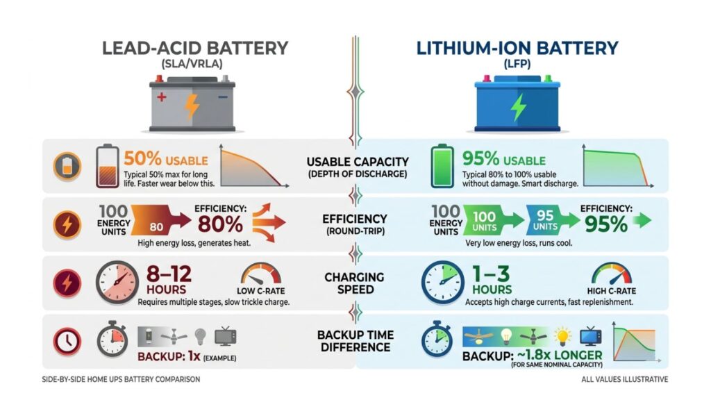 battery backup time for home UPS