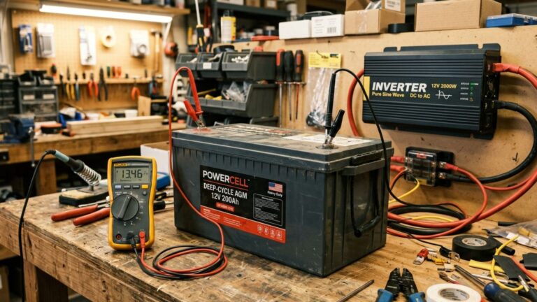 How Long Will a 200Ah Battery Last Running a 500W Load?